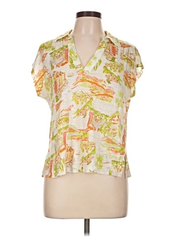 Cynthia Rowley TJX Short Sleeve Blouse (view 1)