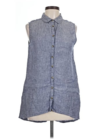 Tahari Sleeveless Button-Down Shirt (view 1)