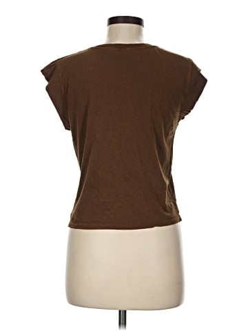 Self Contrast Sleeveless T-Shirt (view 2)
