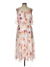 CeCe 100% Polyester Floral Ivory Cocktail Dress Size 12 - photo 1