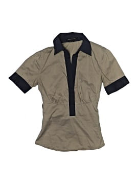 Bcbgmaxazria Short Sleeve Button Down Shirt
