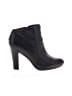 Foot Petals 100% Leather Black Ankle Boots Size 9 - photo 1