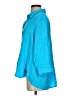 Yushi Color Block Blue 3/4 Sleeve Button-Down Shirt Size S - photo 5