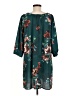 Umgee 100% Polyester Floral Teal Casual Dress Size M - photo 2