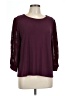 CeCe Burgundy 3/4 Sleeve Top Size L - photo 1
