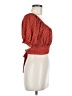 Beyond the Radar 100% Polyester Red 3/4 Sleeve Blouse Size M - photo 4