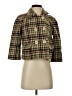 DKNY Jeans Plaid Green Wool Coat Size S - photo 1