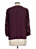CeCe Burgundy 3/4 Sleeve Top Size L - photo 2