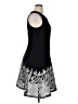 DKNY 100% Polyester Graphic Black Cocktail Dress Size 16 - photo 4