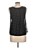 Green Envelope Black Sleeveless Blouse Size L - photo 2