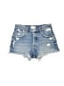Zara Blue Denim Shorts Size 4 - photo 1