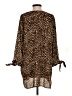 Worthington Animal Print Brown Casual Dress Size S - photo 2