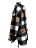 BB Dakota by Steve Madden Plaid Black Coat Size M - photo 4