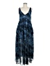 Free People 100% Polyester Tie-dye Blue Cocktail Dress Size XS - photo 1