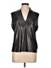 Nine West Metallic Silver Sleeveless Blouse Size L - photo 1