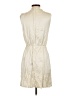 Abercrombie & Fitch Metallic Ivory Cocktail Dress Size S (tall) - photo 2