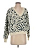 Ann Taylor LOFT Animal Print Ivory Pullover Sweater Size S - photo 1