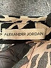 Alexander Jordan 100% Rayon Animal Print Ivory Long Sleeve Blouse Size L - photo 7