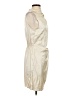 Abercrombie & Fitch Metallic Ivory Cocktail Dress Size S (tall) - photo 4