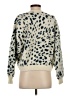 Ann Taylor LOFT Animal Print Ivory Pullover Sweater Size S - photo 2