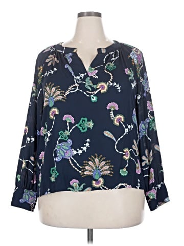 Ann Taylor LOFT 3/4 Sleeve T-Shirt (view 1)