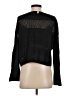 Duffy Black Long Sleeve Top Size S - photo 2