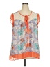 Daniel Rainn 100% Polyester Orange Sleeveless Blouse Size 2X - photo 1