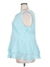 Lane Bryant 100% Polyester Teal Sleeveless Blouse Size 20 - photo 5