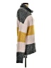 Olivia Sky Color Block Gray Turtleneck Sweater Size L - photo 4