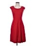 Calvin Klein Solid Red Casual Dress Size S (estimated) - photo 1