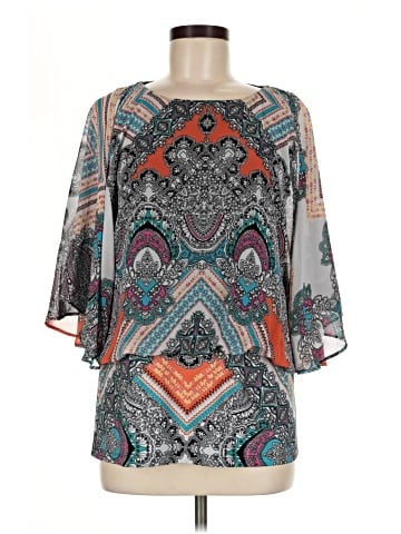 Coco Bianco 3/4 Sleeve Blouse (view 1)