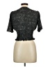 Camellia Black Short Sleeve Top Size L - photo 2