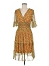 Max Studio Paisley Yellow Cocktail Dress Size M - photo 1