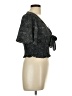 Camellia Black Short Sleeve Top Size L - photo 4