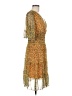 Max Studio Paisley Yellow Cocktail Dress Size M - photo 4