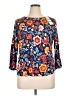 Ruby Rd. Blue 3/4 Sleeve T-Shirt Size XL Petite - photo 1