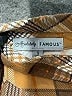 Absolutely Famous Argyle Brown Long Sleeve Blouse Size S - photo 7