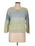 So Blue Sigrid Olsen Green Pullover Sweater Size L - photo 1