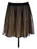 Bebe Polka Dots Black Casual Skirt Size M - photo 1