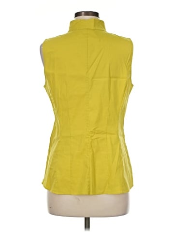 Lafayette 148 New York Sleeveless Button-Down Shirt (view 2)