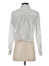 Madewell Stripes Silver Long Sleeve Button-Down Shirt Size S - photo 2