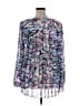 Jennifer Lopez 100% Polyester Purple Long Sleeve Blouse Size 1X - photo 2