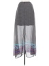 rue21 100% Polyester Graphic Gray Casual Skirt Size M - photo 2