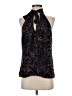 Trina Turk Black Sleeveless Blouse Size 4 - photo 1