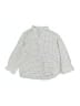 La Coqueta Houndstooth Ivory Long Sleeve Button-Down Shirt Size 3 - photo 1