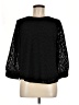 Draper James 100% Polyester Black 3/4 Sleeve Blouse Size 6 - photo 1