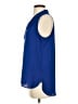 Vince Camuto 100% Polyester Blue Sleeveless Blouse Size S - photo 5