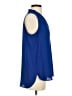 Vince Camuto 100% Polyester Blue Sleeveless Blouse Size S - photo 4