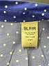 Blair Polka Dots Blue Short Sleeve Blouse Size XL - photo 7