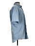 John Ashford Blue Short Sleeve Button-Down Shirt Size L - photo 4